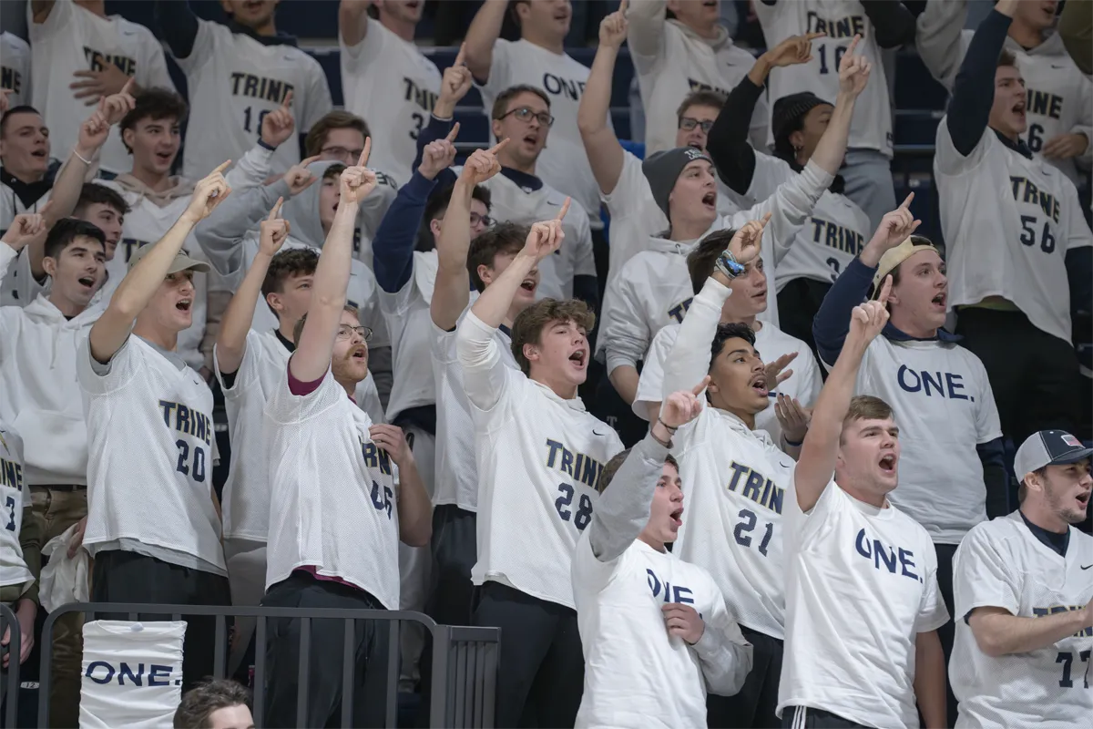 Trine University Basketball Student Crowd